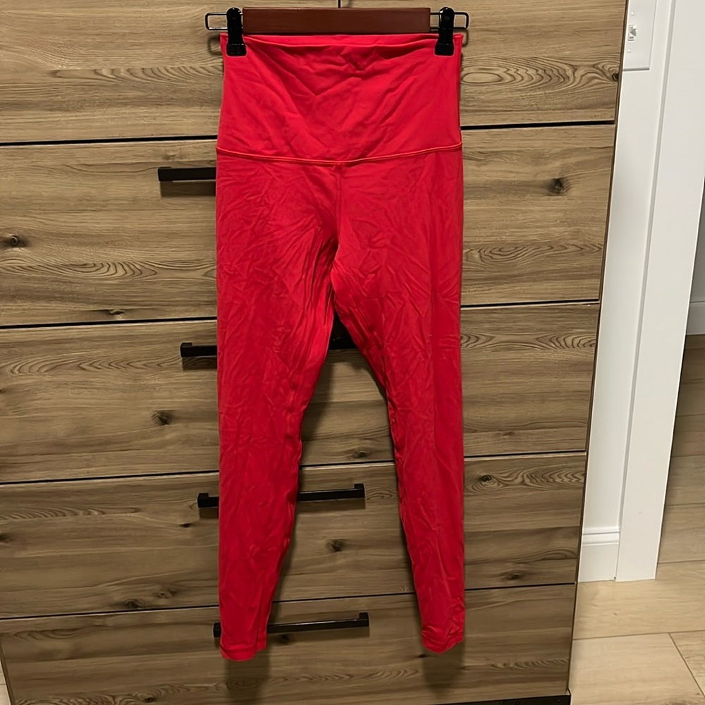 Lululemon Align Leggings High Rise 28” - 6 Red